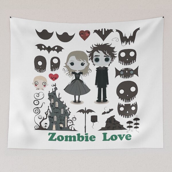 Item preview, Zombie Love Un regalo romántico para el amor nunca muere designed and sold by Delltaman.