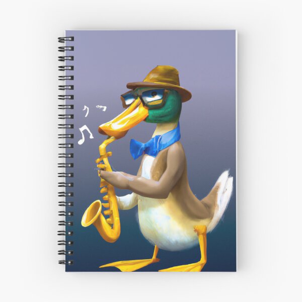 Item preview, Oboe Duck , Duck with Oboe , Oil Painting designed and sold by Color-Me-Blue.