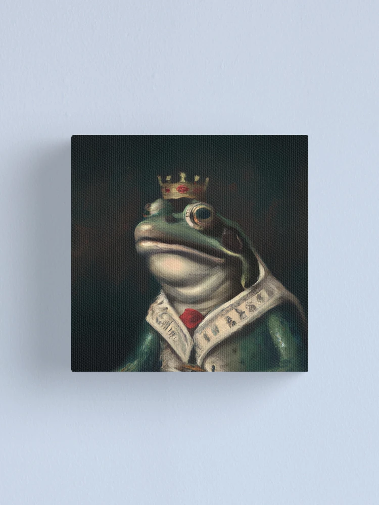 Frog Solid-Faced Canvas Print