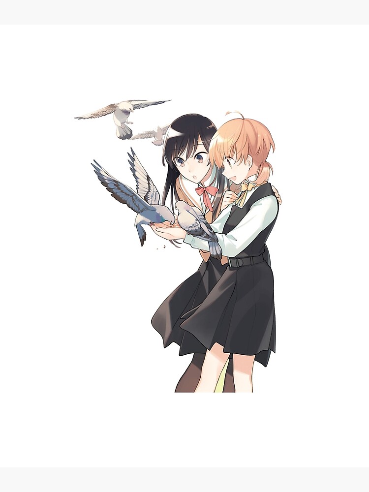 Yagate Kimi ni Naru | Yuu x Touko | Bloom Into You | Yuri Anime Manga | Art  Board Print