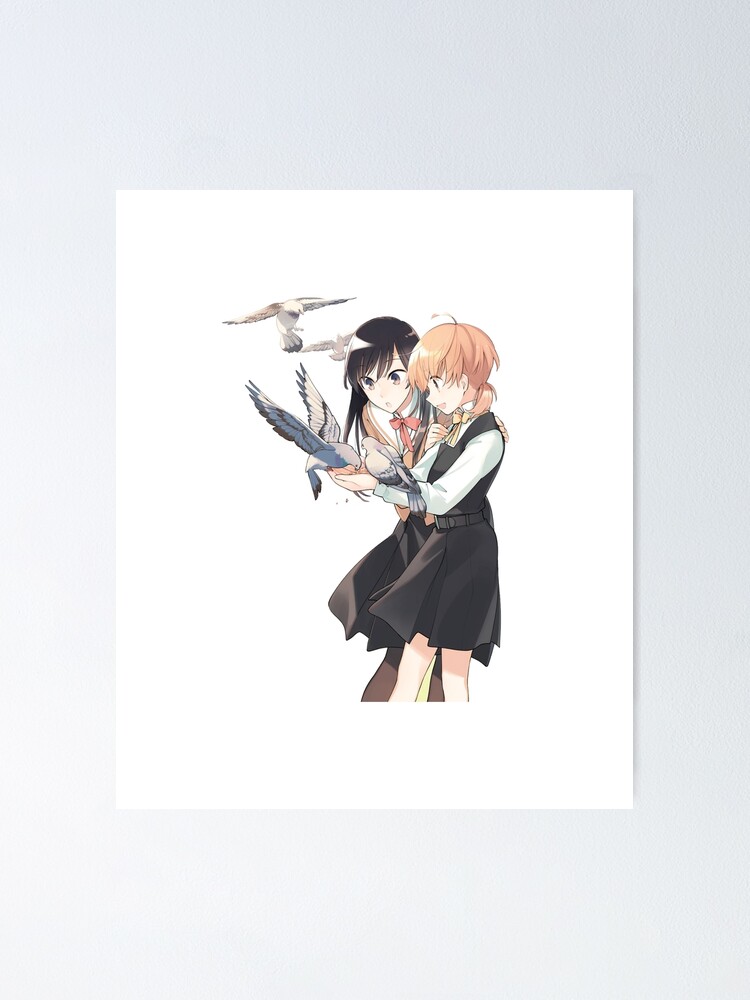 Yagate Kimi ni Naru | Yuu x Touko | Bloom Into You | Yuri Anime Manga | Art  Board Print