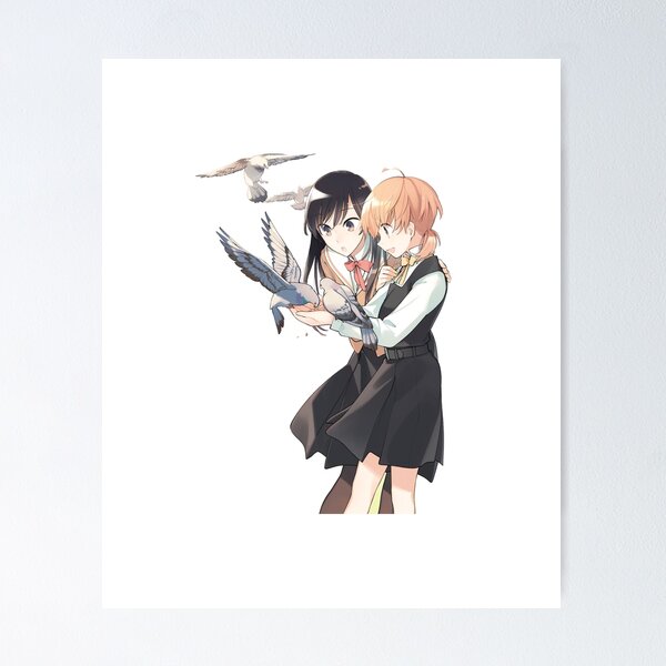  IHIPPO Bloom Into You - Yagate Kimi Ni Naru Anime Poster  Picture Print Wall Art Poster Painting Canvas Posters Artworks Gift Idea  Room Aesthetic 24x36inch(60x90cm): Posters & Prints