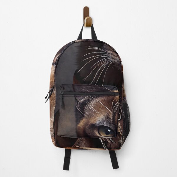 Item preview, Siamese Cat Breed Portrait wears a leather jacket designed and sold by Nalaxation.