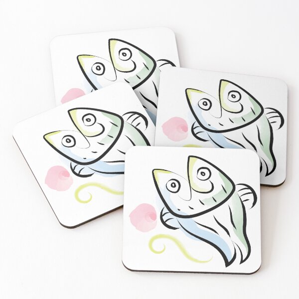 Item preview, fishCAT dancing over the sun - a cat and a fish designed and sold by metadorcreative.