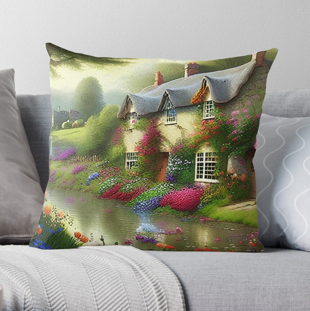 Large Throw Pillows – English Country Home