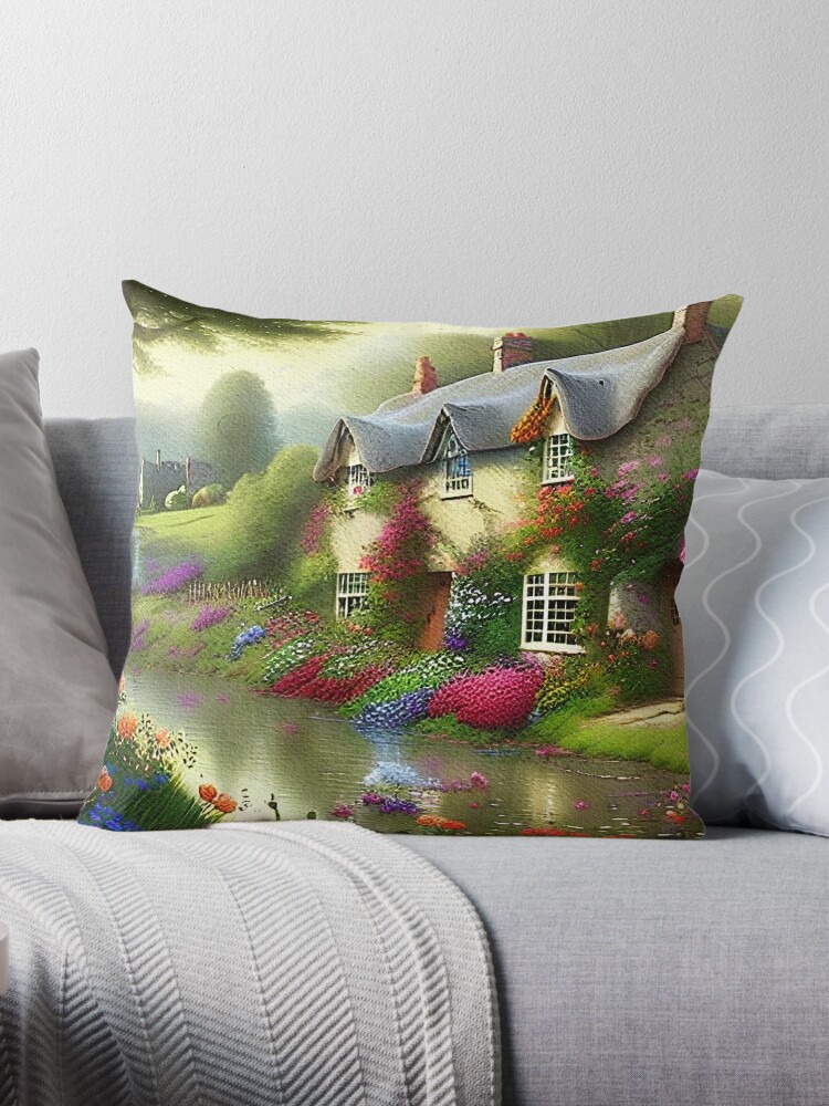 Large Throw Pillows – English Country Home