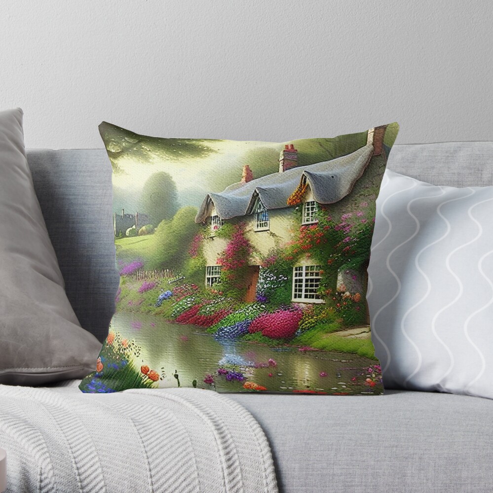 Large Throw Pillows – English Country Home