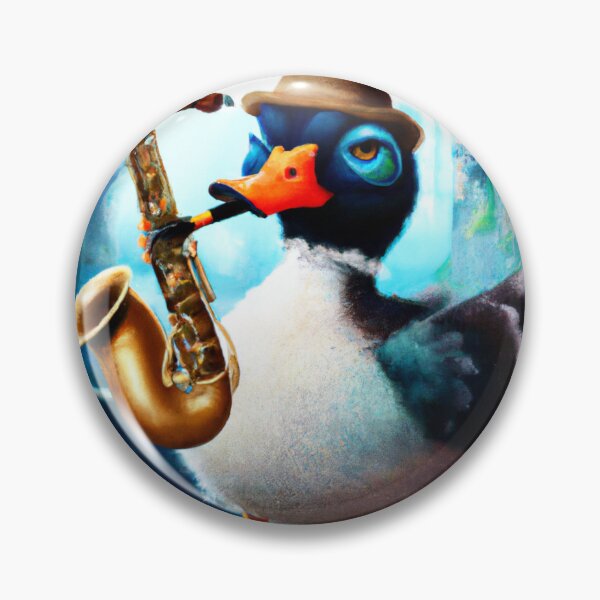 Item preview, Oboe Duck , Duck with Oboe , Oil Painting designed and sold by Color-Me-Blue.