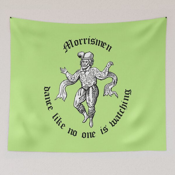 Item preview, Morris Men Dance Like No One Is Watching Black Text designed and sold by taiche.