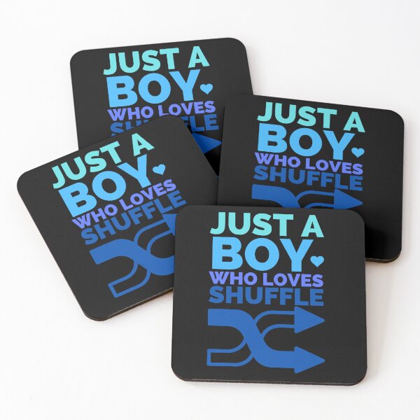 Item preview, Just A Boy Who Loves Shuffle designed and sold by Styler Design.