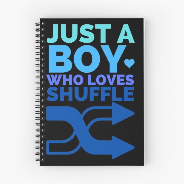 Item preview, Just A Boy Who Loves Shuffle designed and sold by Styler Design.