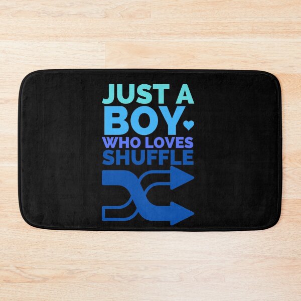 Item preview, Just A Boy Who Loves Shuffle designed and sold by Styler Design.