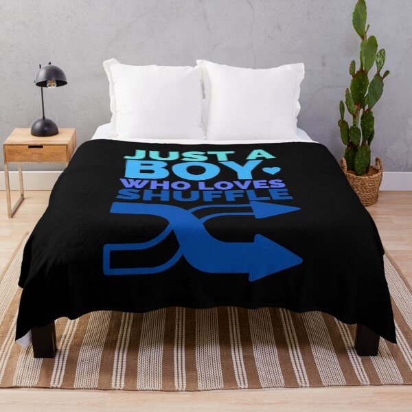 Item preview, Just A Boy Who Loves Shuffle designed and sold by Styler Design.