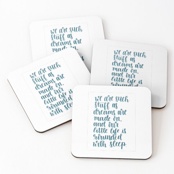 Item preview, Such Stuff as Dreams, Shakespeare Tempest Quote designed and sold by irlecates.