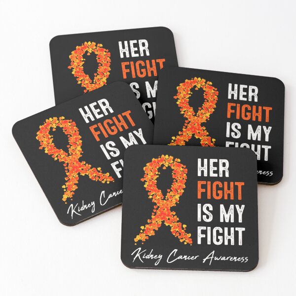 Item preview, Her Fight Is My Fight Kidney Cancer Orange Ribbon designed and sold by RosannaArt.