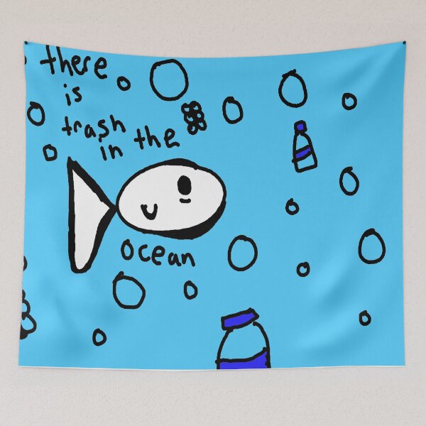 Item preview, there is trash in the ocean designed and sold by TheGreatElDoggo.