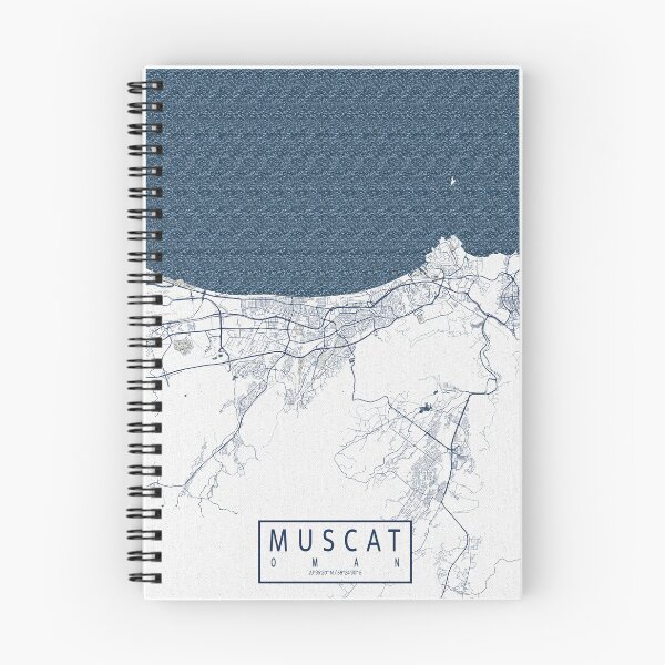 Item preview, Muscat City Map of Oman - Coastal designed and sold by deMAP.