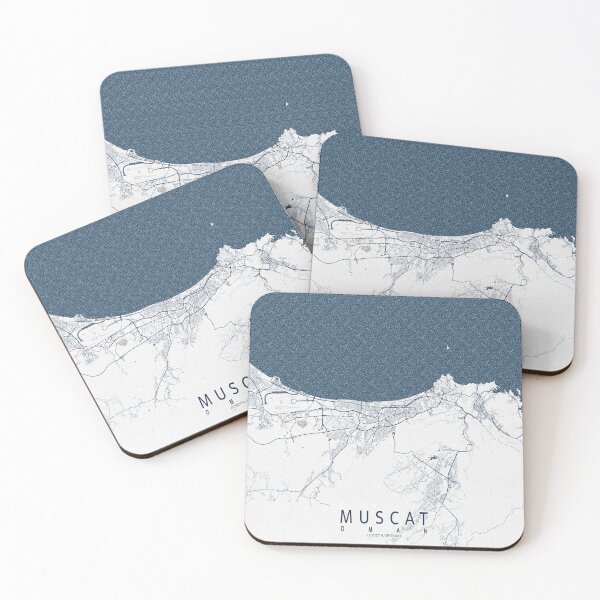 Item preview, Muscat City Map of Oman - Coastal designed and sold by deMAP.