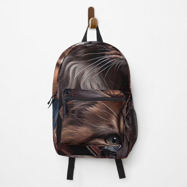 Item preview, Somali Cat Breed Portrait wears a leather jacket designed and sold by Nalaxation.