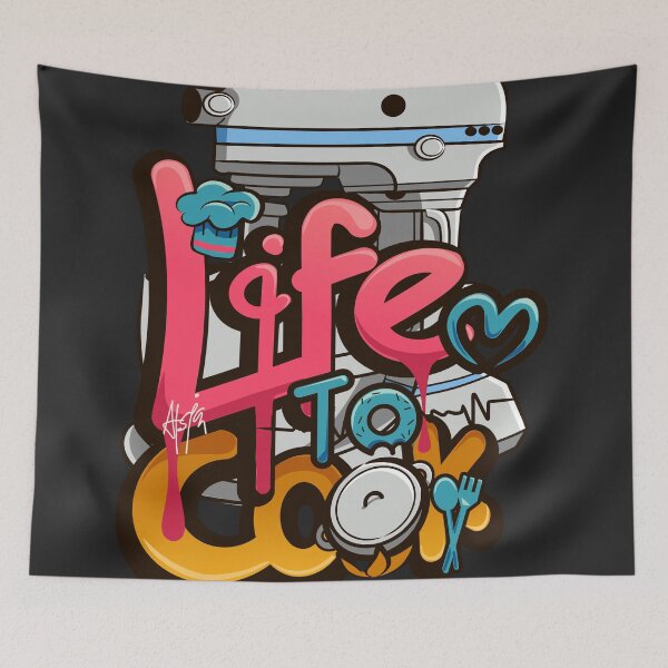 Item preview, Life to cook designed and sold by Alsiq Creativeart.