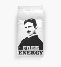 Tesla - Free Energy Duvet Cover