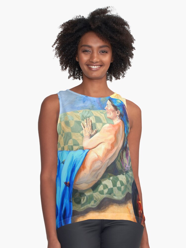 Item preview, Sleeveless Top designed and sold by BlueStarseed.