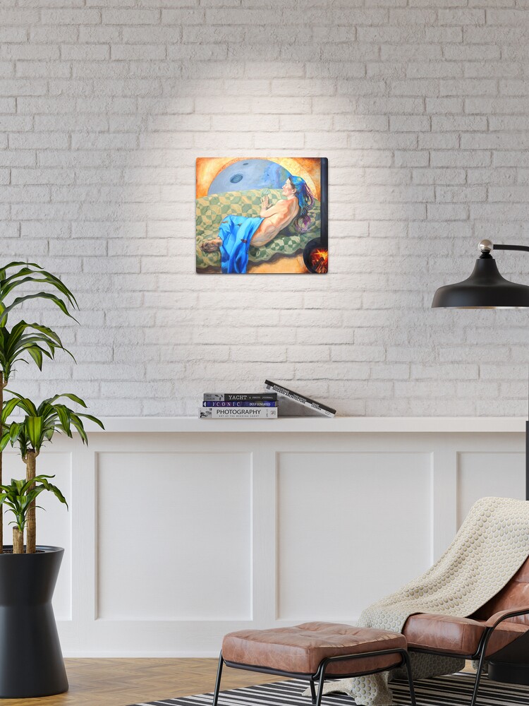 Thumbnail 1 of 4, Metal Print, Welcoming the Golden Age designed and sold by BlueStarseed.
