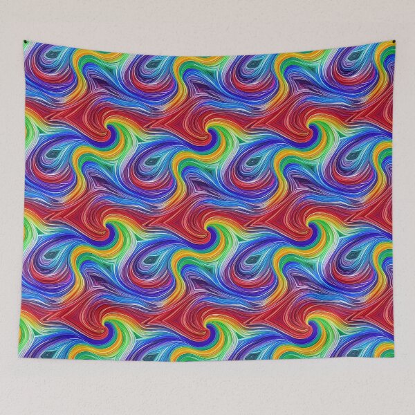 Item preview, Rainbow Paint Swirls designed and sold by Nitram1990.