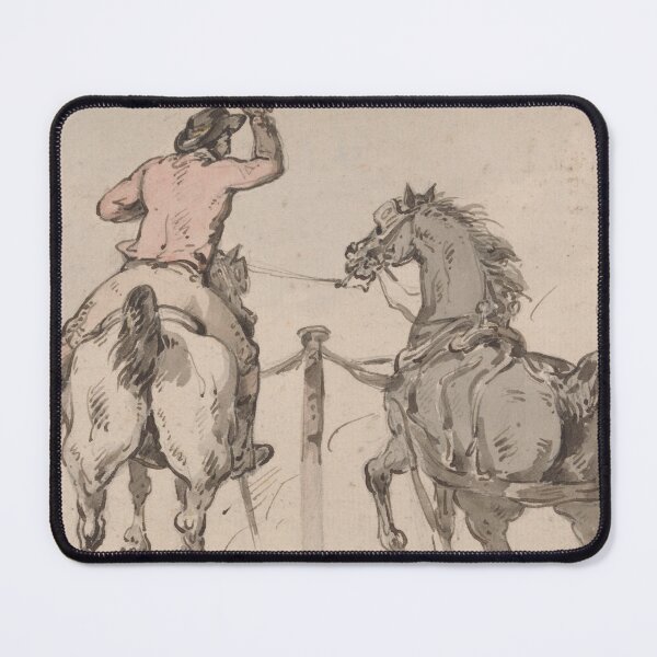 Item preview, Horse training. Vintage Fine Art designed and sold by designforum1968.