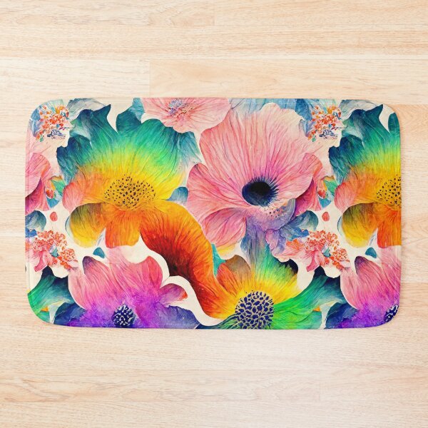 Item preview, Psychedelic floral pattern (1/4) designed and sold by sabantha.