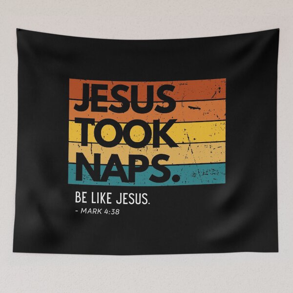 Item preview, Jesus Took Naps Be Like Jesus Funny Christian Quote Religion designed and sold by Moremonclub.