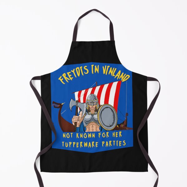 Item preview, FREYDIS THE VIKING Shield Maiden, a KNARR and No Tupperware parties - T-Shirt designed and sold by VinlandFashion.