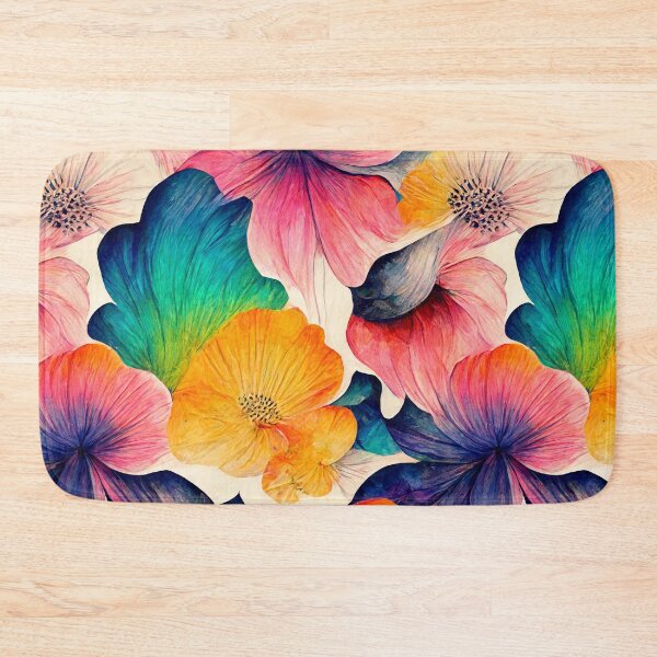 Item preview, Psychedelic floral pattern (2/4) designed and sold by sabantha.