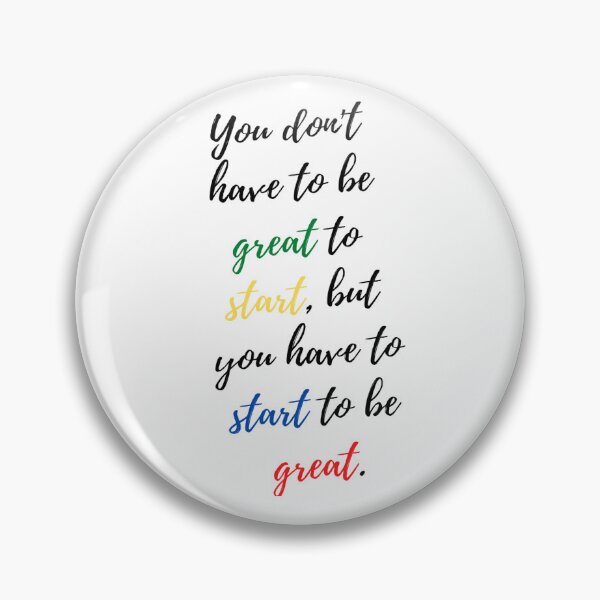Item preview, Quote Start to be Great designed and sold by JAEdesignsPH.