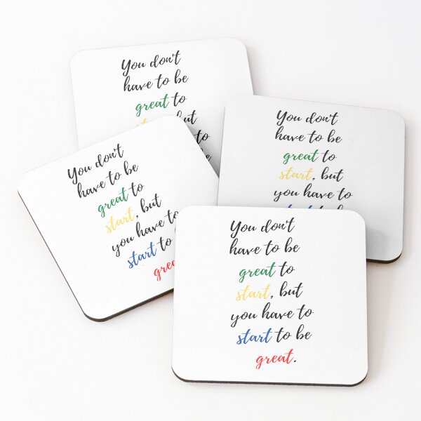 Item preview, Quote Start to be Great designed and sold by JAEdesignsPH.