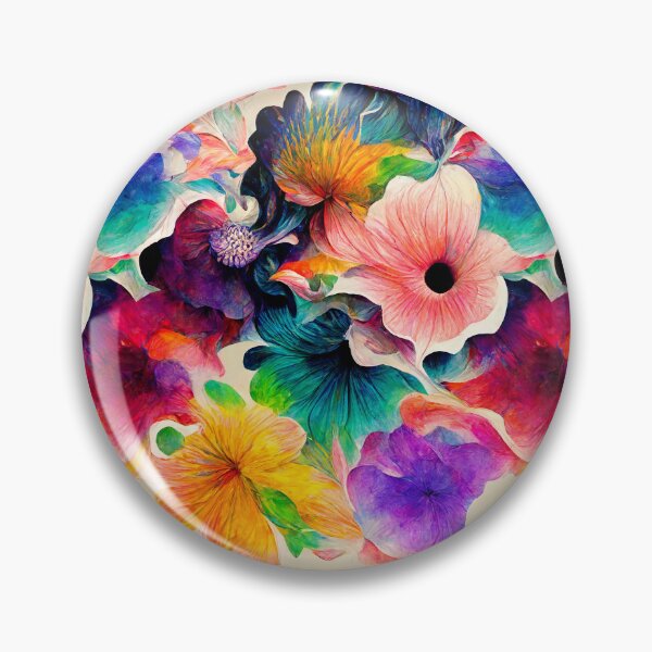Artikelvorschau, Psychedelisches Blumenmuster (3/4) entworfen und verkauft von sabantha.