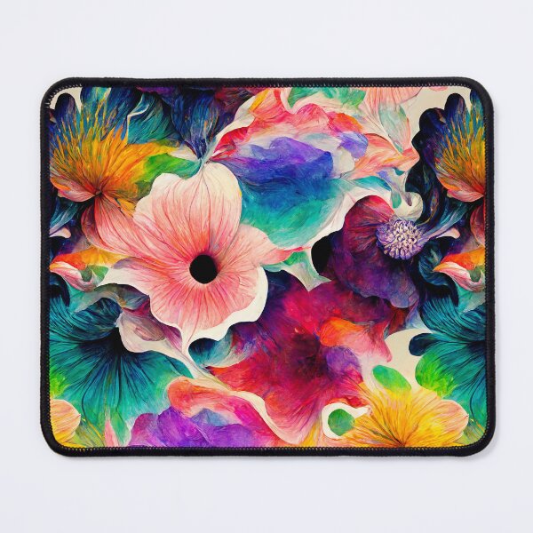 Item preview, Psychedelic floral pattern (3/4) designed and sold by sabantha.