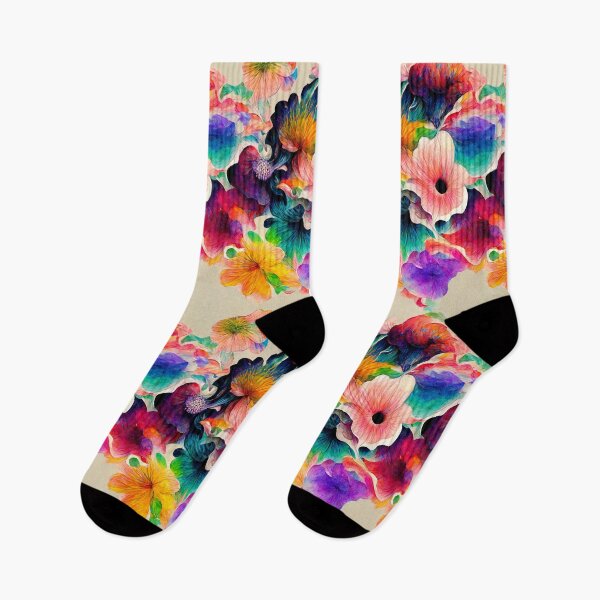 Item preview, Psychedelic floral pattern (3/4) designed and sold by sabantha.