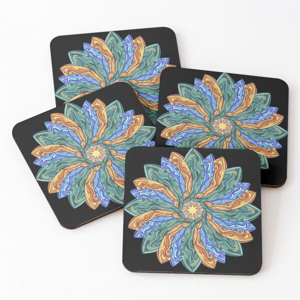Item preview, Taco shell mandala - colored version designed and sold by DaveDanchuk.