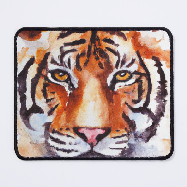 Item preview, Tiger Screen , Fear The Tiger , Watercolor Painting designed and sold by Color-Me-Blue.