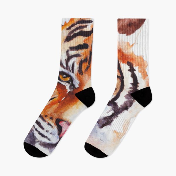 Item preview, Tiger Screen , Fear The Tiger , Watercolor Painting designed and sold by Color-Me-Blue.