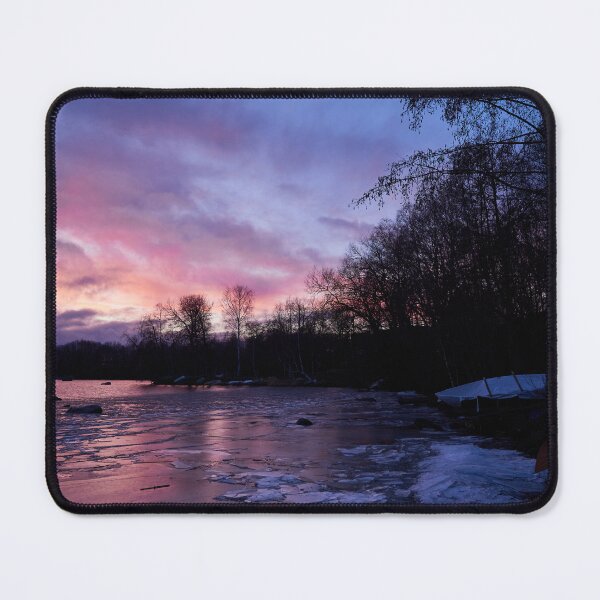 Item preview, Sunset over the ice at Pyhajarvi designed and sold by Jouko Lehto Photography.