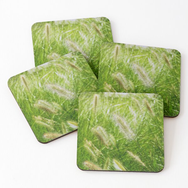 Item preview, Sunshine highlighting fluffy grass designed and sold by jaynerushton.