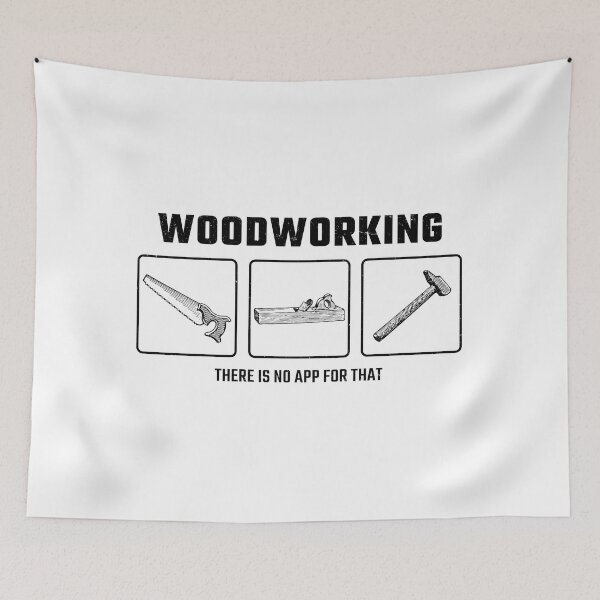 Item preview, funny woodworking quote woodworking quotes designed and sold by WangsArt.