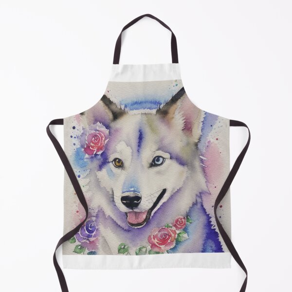 Item preview, A Flower Husky in a surreal world smiling designed and sold by DerEinzige.
