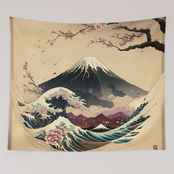 Item preview, Classic Japanese Style Art 05 | Colorful Cartoons designed and sold by Sunchaser World.