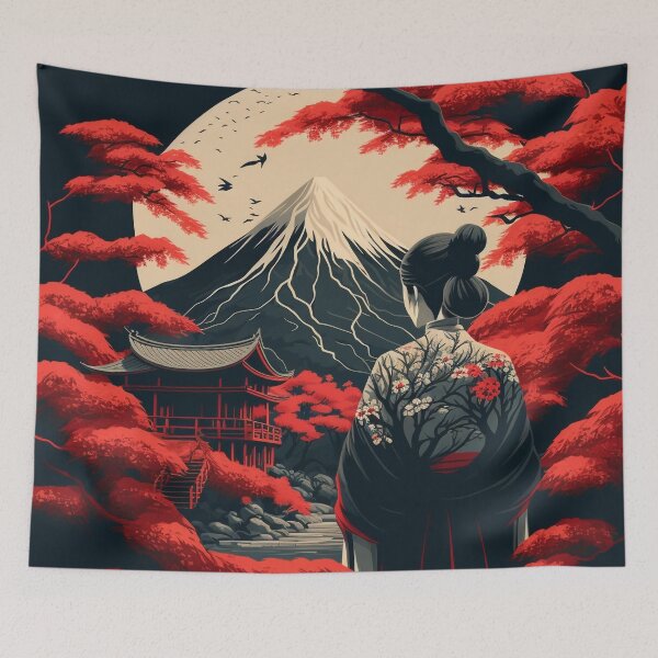 Item preview, Classic Japanese Style Art 08 | Colorful Cartoons designed and sold by Sunchaser World.