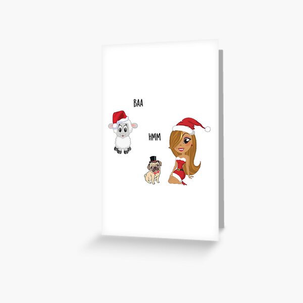 Mariah Carey Christmas Greeting Card