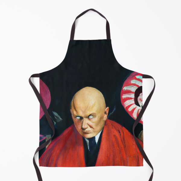Item preview, Aleister Crowley The Great Beast of Thelema  painted in the style of Austin Osman Spare designed and sold by Ataraxia  Apparel.