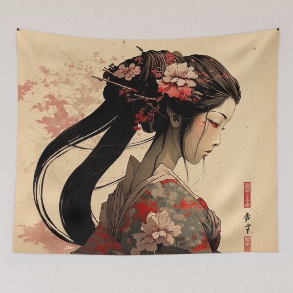 Item preview, Classic Japanese Style Art 10 | Colorful Cartoons designed and sold by Sunchaser World.